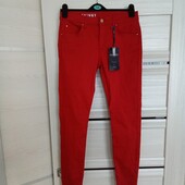 Брендовые новые коттоновые джинсы-скинни р.10-12.
