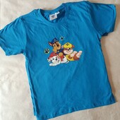 Яскрава футболка для хлопчика Щенячий Патруль 122/128 7737