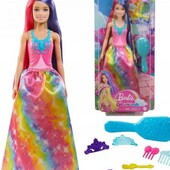 Принцеса Барбі з аксесуарами Barbie Dreamtopia princess doll, оригінал Барби. Коробка пошкоджена