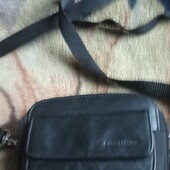 Невеличка шкіряна сумка гаманець. Унісекс