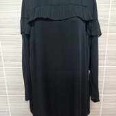 Чорна красива блуза, великого розміру, стан ідеальний