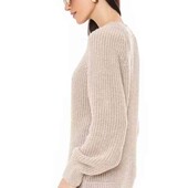 Вільний светр об’ємної в'язки H&M. Колір: Світла пудра