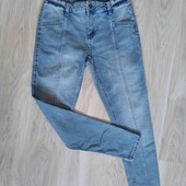 Beloved брендовые джинсы скинни цвет голубой размер S евро 38