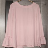 летняя рубашка, блуза, нежно-розовая, красиво смотрится. на вид новая