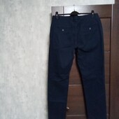 Брендовые новые коттоновые мужские брюки-слаксы р.34-34.