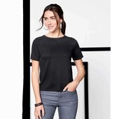 Жіноча базова футболка, футболка рубчик, блуза, euro L 44/46, esmara, німеччина