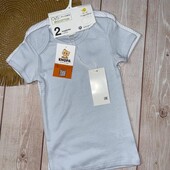 Набір майок 2 шт для хлопчика 98 см (30/36 міс ) італійського бренду ovs