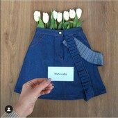 Новая джинсовая юбка украинского бренда WeAnnabе