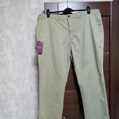 Брендовые новые мужские коттоновые джинсы-слаксы р.42W.