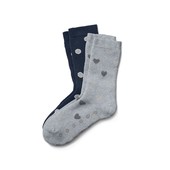 ☘Лот 1 пара☘ Махрові термо шкарпетки від Tchibo (Німеччина). Розмір 35-38, синій