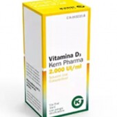 Витамин D3 тм Kern Pharma в каплях для детей/0-11 мес./2000 UI.