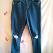 Boohoo мягкі стрейч джинси - рванки висока посадка роз.40( eur). Багато лотів. Ваша ставка = купити.