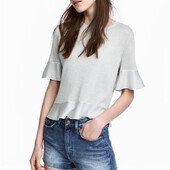 Качественная шикарная блуза с люрексом H&M, размер S