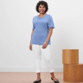 ♕ Жіночі елегантні стрейчеві штани від Tchibo, розмір наш 54-56(48 євро)