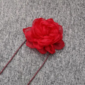 Чокер, квітка на довгому шнурку, мотузці, тонка стрічка