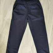 Lupilu брендовые спортивные штаны джоггеры с карманами двунитка на мальчика рост 122/128 см