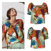 ☘ Шикарна, яскрава та високоякісна блуза ​​від Tchibo (Німеччина), р.: 44-46 (38 евро)