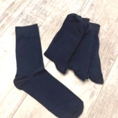 Шкарпетки чоловічі livergy розмір 43-46 лот 3 пари темно-сині.
