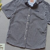 Дитяча літня сорочка 6-7 років з коротким рукавом для хлопчика