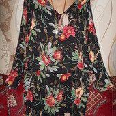 Шифоновое женское платье р. 46