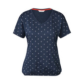 ♕ Романтична жіноча футболка з бавовни від Tchibo (Німеччина) наш розміри 48-50(40/42 євро)
