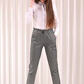 Стильные женские брюки в цвете графит 54рр, размер