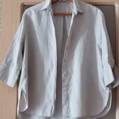 Рубашка льнянная Zara