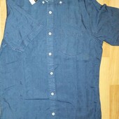 Качественная рубашка с коротким рукавом Livergy Германия, размер S (37/38)