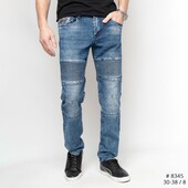 Стильні чоловічі джинси. Демісезон. 30,31,32,33,34р. Заміри