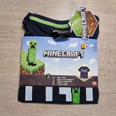 Minecraft! Трикотажная футболка для мальчика! 110/116! Лот 5800!