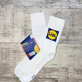 Високі шкарпетки білі стопа на махрі lidl німеччина 1 пара.Розмір 39-42.
