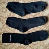 Три пары хлопковых мужских носков в одном лоте,размер - 42 - 43.