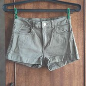 Шорти (шорты) джинсові, стрейчеві H&M. 17