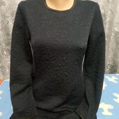 Тёплое,фактурное платье тёмносинего цвета на женщину S/M,см.замеры