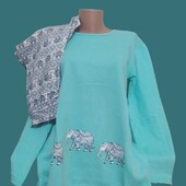 Пижама женская хлопок на байке ASMA Турция 42,44,46