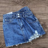Спідниця-шорти джинсова