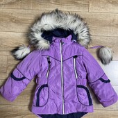 Зимова куртка на дівчинку 98/104 см