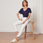 ☘ Зручні штани, моделюють та гарно сидять по фігурі, Tchibo (Німеччина), р.: 44-46 (38 євро), нюанс