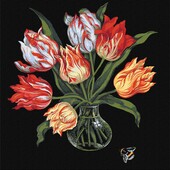 картина по номерам Утонченные тюльпаны 3216