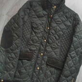 Joules брендовая отличная стеганая куртка/жакет цвет хаки размер M евро 40/42