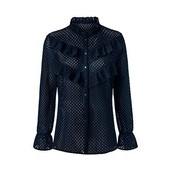 Якісна стильна мережива блуза від Tchibo (Німеччина) розмір 40 євро = 46-48