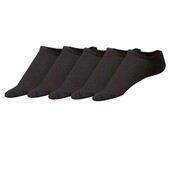 Короткі жіночі шкарпетки чорні упаковка 5 пар esmara розмір 39-42.