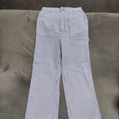 Симпатичные женские джинсы в полоску, р.36/38(евро)
