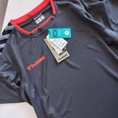 РозпродажHummel bee cool футболка з дихаючими вставками для занять спортом тренувань бігу S-М розмір