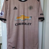 Розпродаж! Низька ціна! Adidas manchester united chevrolet мужская футболка для футбола L-размер