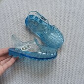 Дитячі гумові босоніжки 21 розмір силіконові прозорі сандалі для дівчинки