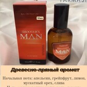 Мужская парфюмированная вода Shooter's man Farmasi, 50мл