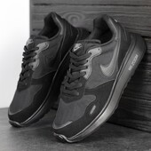 Чоловiчi фiрмовi кросівки Nike Найк чорного кольору розмiри 40-43, код 049660