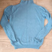 Якісний теплий голубий гольф/светр розмір с/м