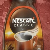 Кофе Nescafe Classic растворимый 200 грамм